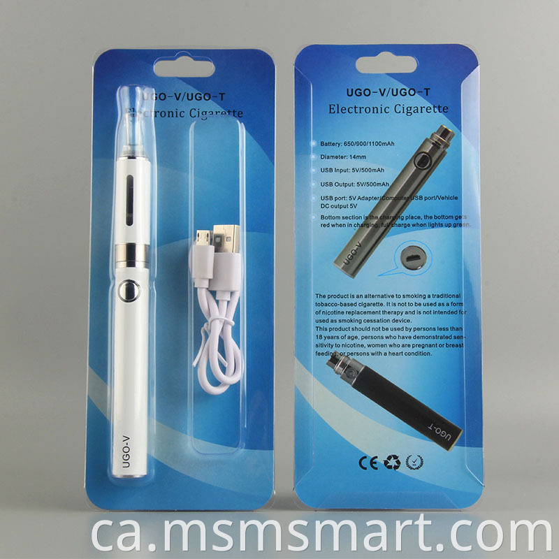 Proveïdor xinès 900 mAh MT3 atomitzador kit d'inici de cigarrets electrònics mini kit de vaporitzador electrònic